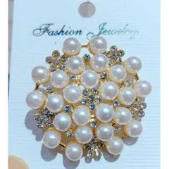 パールブローチ　パール　ブローチ　キラキラ　卒業　卒園　入学　入園　コサージュ