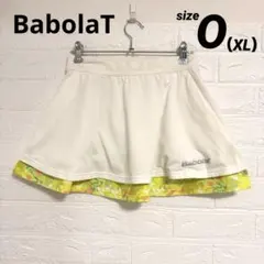 バボラ（BabolaT）テニススコート　スカート　テニスウェア　 サイズO 白のサムネイル