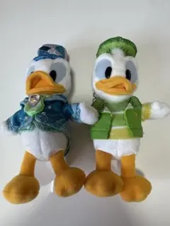 ディズニー ドナルドダック ぬいぐるみバッジ 25周年 パルパルーザ 2点