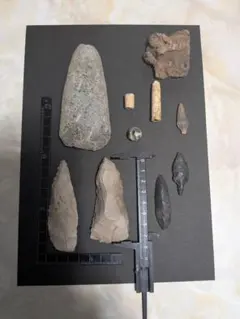 石斧 石器 分銅型？ 縄文時代？？ - メルカリ