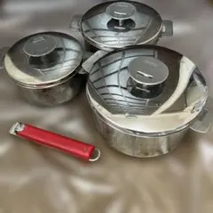 【CRISTEL】鍋三点セット【取手着脱式】のサムネイル