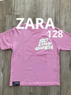 ZARA ザラ　ピンク　キッズ　グラフィックTシャツ　120 130