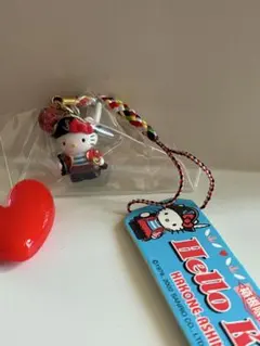 箱根限定 芦ノ湖 海賊船ご当地キティ 根付けストラップ