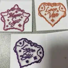 うたプリ　刺繍しおり　ASSHC 翔 瑛二 ヴァン