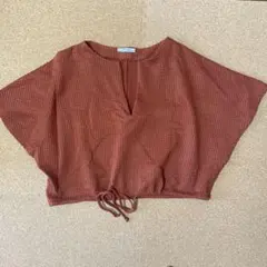 ZARA TRAFALUC ワッフル 半袖 トップス Sのサムネイル