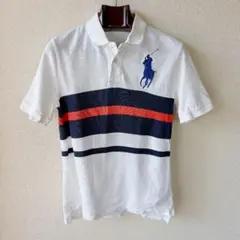 POLO RALPH LAUREN ポロシャツ ビッグポニー ボーダー ホワイト
