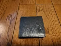 ポロラルフローレン　ネイビー レザー コインケース