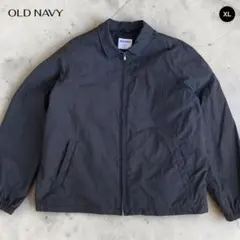 OLD NAVY✨️スイングトップ XL ブラック メンズ 羽織り フルジップ