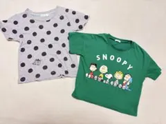 スヌーピー Tシャツ 2枚セット　BEAMS mini 保育園着まとめ　100のサムネイル
