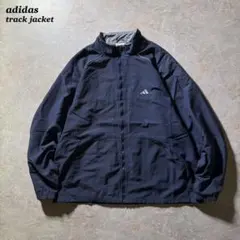 adidasトラックジャケット古着ネイビーXL当時物刺繍ロゴCBOYunisex