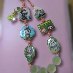 LABUBUキャラクター ビーズストラップ