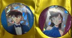 む*に様 名探偵コナン コナン展 缶バッジ 毛利蘭 工藤新一