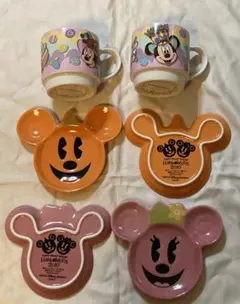 ディズニー　ハロウィンスーベニアプレート　イースターマグカップ　セット