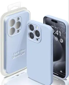 iPhone 15 Pro ケース シリコンケース 薄型 スリム 耐衝撃