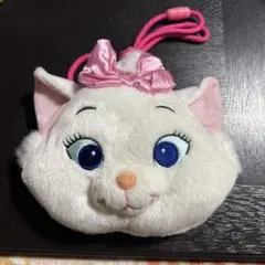 ディズニー マリーちゃん フェイスポーチ 当時物