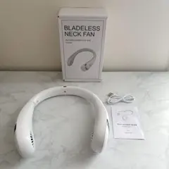 首掛け扇風機 ネッククーラー 羽なし 最新冷却式 ネックファン 折りたたみ 白
