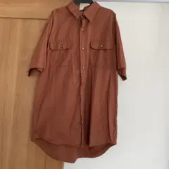 UNIQLO ブラウン 半袖シャツ XL