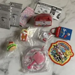 ハローキティ グッズまとめ売り カプセルトイ めじるしアクセサリー サンリオ