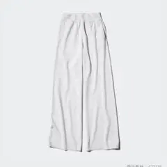 ユニクロ　ウォッシャブルミラノリブニットパンツ　M