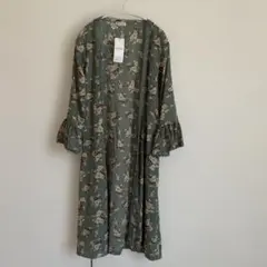 新品　M アクシーズファム　カーディガン　ガウン　花柄のサムネイル