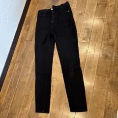 ZARA スキニーデニム ブラック EUR40のサムネイル