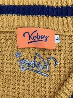 Keboz Vネックカーディガン　 イエローのサムネイル
