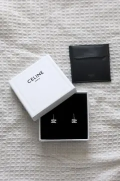 【美品】CELINE シルバー フックピアスのサムネイル