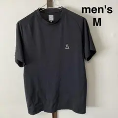メンズ　Tシャツ　黒　M 半袖　スポーツ　ポリエステル