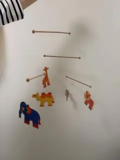 ヘラー社　HELLER 木製動物モビール