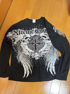 グランジ Y2k ロングtシャツ