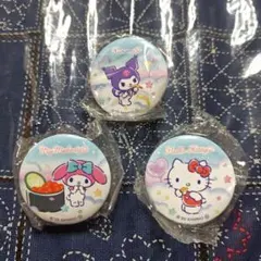 マイメロディ・クロミ・ハローキティ ピンバッジ 3個セット
