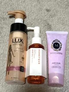 ☆LUX スタイリング剤☆HONEYQUE ヘアオイル ☆マシェリ ヘアジュレのサムネイル