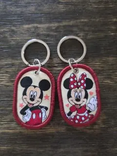 ミッキー & ミニー キーホルダーセット