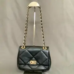 『Milos』 イタリア製 レザーチェーン キルティング バッグ