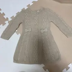 Tommy Bahama ベージュ ケーブル編み ワンピース 18M 80センチ