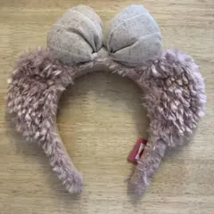 耳付きカチューシャ 薄いピンク　ディズニー　シェリーメイ