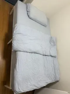 セミダブルベッドフレーム ライトブルー