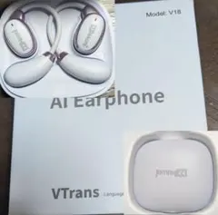 イヤホン型 AI翻訳機 イヤホン翻訳機 通訳機 150言語対応 リアルタイ翻訳