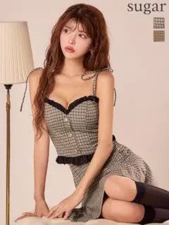 sugar キャバドレス ミニ ROBE de FLEURS