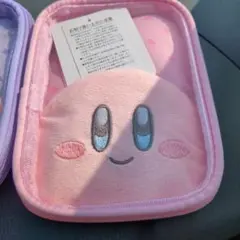 星のカービィ　 もこもこポケット付きアクスタケース 　ピンク