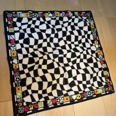ungaro ハンカチ チェッカーフラッグ柄