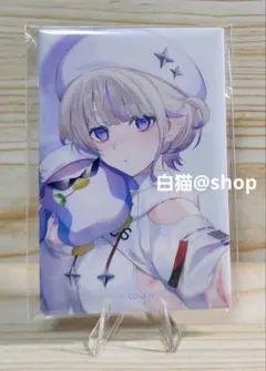 ホロライブ ReGLOSS スクエア缶バッジ 轟はじめ 応援イラスト