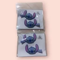 新品　ディズニーストア　スティッチ　前髪クリップ　ヘアクリップ　まとめ売りセット