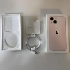 箱のみ Apple iPhone 13 ピンク Lightningケーブル付き - メルカリ