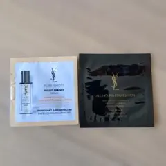 イブサンローランPURE SHOTS ナイトリブートセラム & ファンデーション