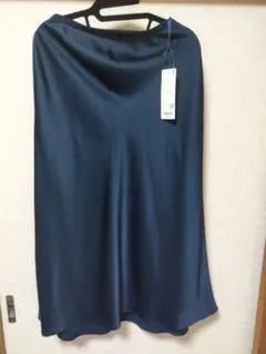 UNIQLO ネイビー ロングスカート Lサイズ