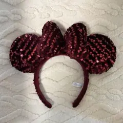 ミニー ディズニー カチューシャ 2024 スパンコール