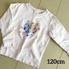 ひろがるスカイプリキュア　長袖　裏毛　トレーナー　110cm ピンク