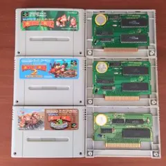 SFC版 スーパードンキーコング シリーズ3作セット