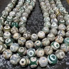 「B4184」三眼天珠 天眼石 10mm 1連